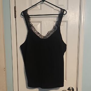 SHEIN Curve Black Tank Top
